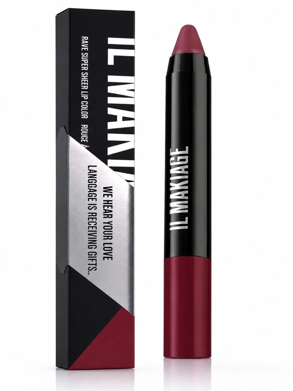 IL Makiage Rave Lip Crayon Super Sheer Lip Color in SAMUI  NEW 👄